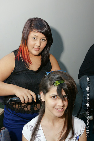 Backstage semifinal del certamen La Chica Atrevida