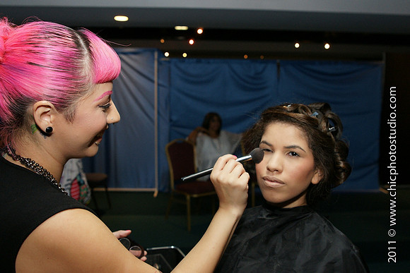 Backstage semifinal del certamen La Chica Atrevida